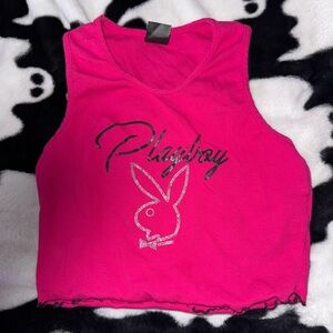 Playboy Pink Tank Top